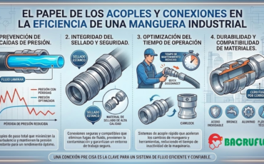El papel de los acoples y conexiones en la eficiencia de una manguera industrial