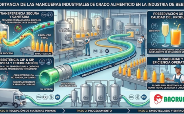 La importancia de las mangueras industriales de grado alimenticio en la industria de bebidas