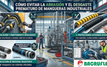 Cómo evitar la abrasión y el desgaste prematuro de mangueras industriales