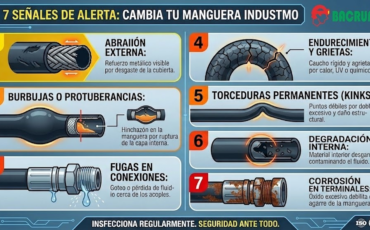 7 señales de alerta que indican que debes cambiar tu manguera industrial hoy mismo