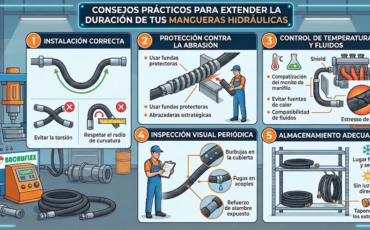 Consejos prácticos para extender la duración de tus mangueras hidráulicas