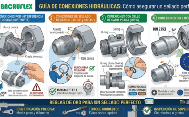 Cómo asegurar un sellado perfecto en tus sistemas hidráulicos