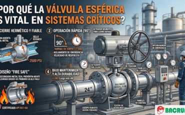 Por qué la válvula esférica es vital en sistemas críticos