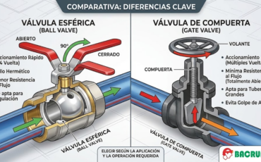 Válvula Esférica vs. Válvula de Compuerta, ¿Cuál elegir para tu proyecto?