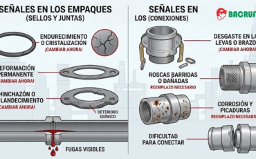 Cuándo es momento de reemplazar tus empaques y acoples