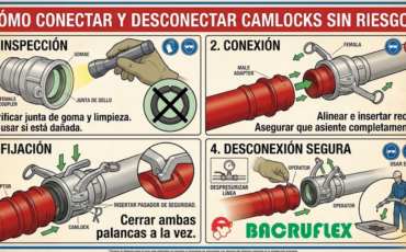 Cómo conectar y desconectar Camlocks sin riesgos