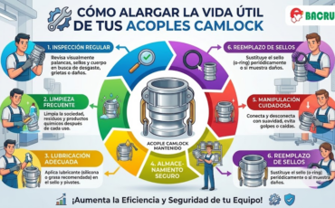 Cómo alargar la vida útil de tus acoples camlock
