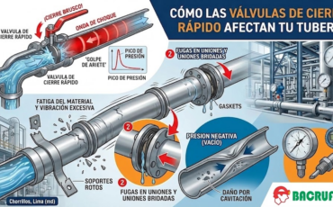 Cómo las válvulas de cierre rápido afectan tu tubería