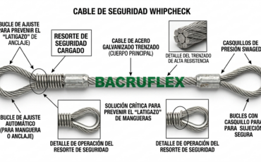 Cómo prevenir el «latigazo» de mangueras: Todo sobre los Whipchecks.