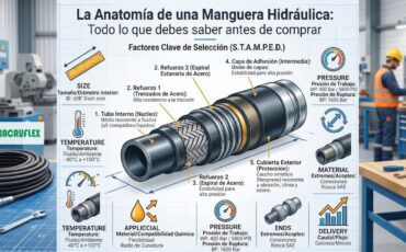 La Anatomía de una Manguera Hidráulica: Todo lo que debes saber antes de comprar