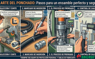 Pasos para un ensamble perfecto y seguro de mangueras hidráulicas