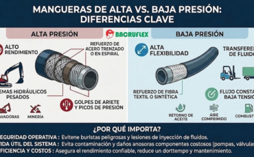 Mangueras de Alta vs. Baja Presión: ¿Cuál es la diferencia real y por qué importa? 