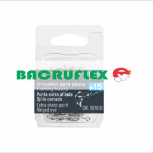 BLÍSTER CON 100 ANZUELOS PARA PESCA # 15 15465 TRUPER