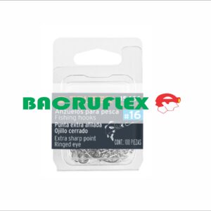 Blíster con 100 anzuelos para pesca # 16 15466 Truper