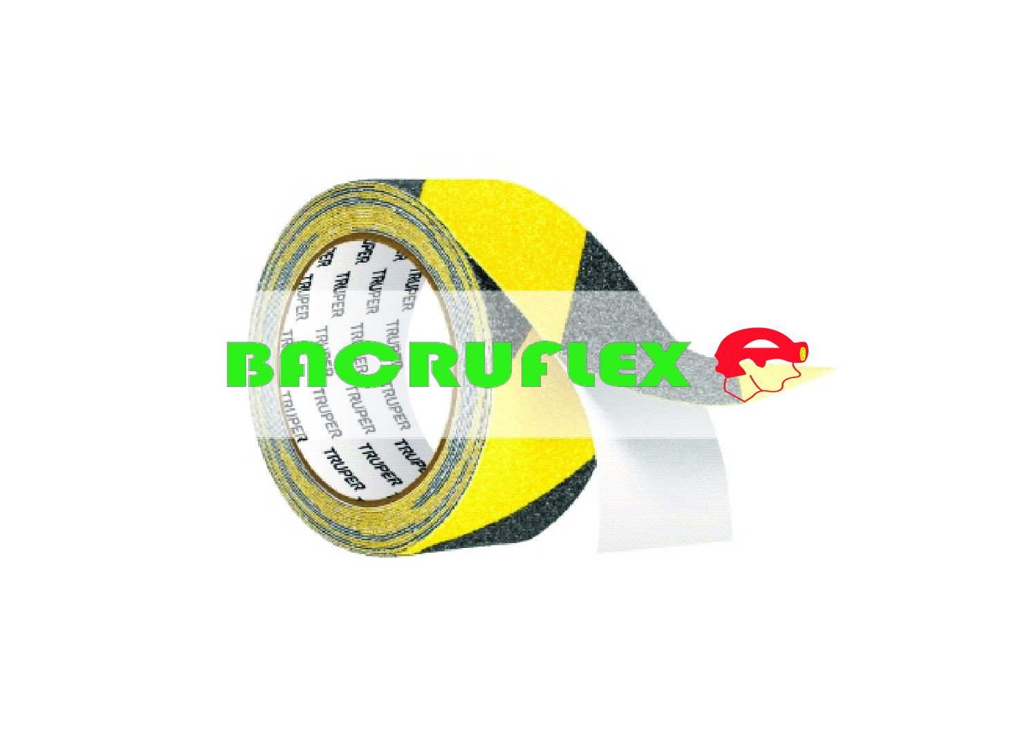 Rollo de 5 m cinta antiderrapante ama/negra 50mm con abrasivo 101448 Truper