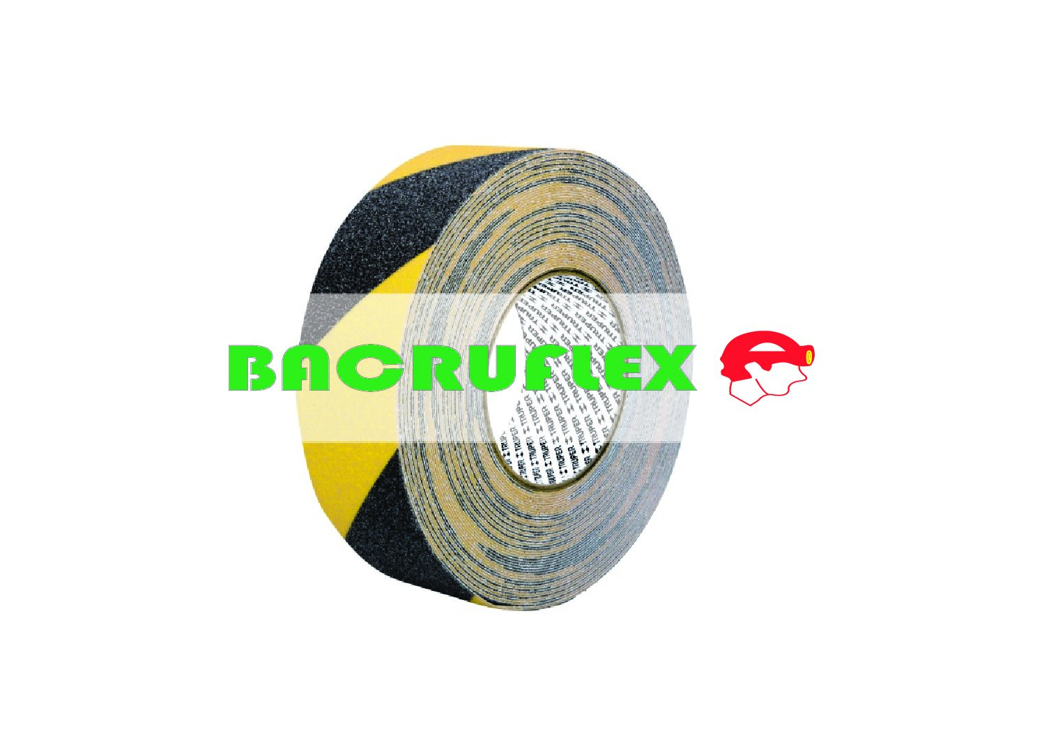 Rollo de 18 m cinta antiderrapante ama/negra 50mm con abrasivo 101449 Truper