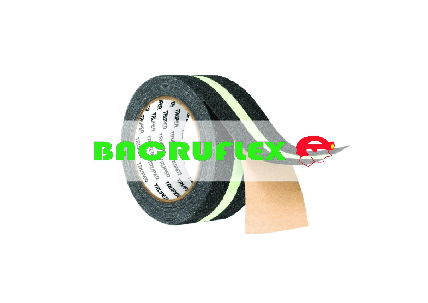 Rollo de 5 m cinta antiderrapante fotolumini. 50mm con abrasivo 101450 Truper