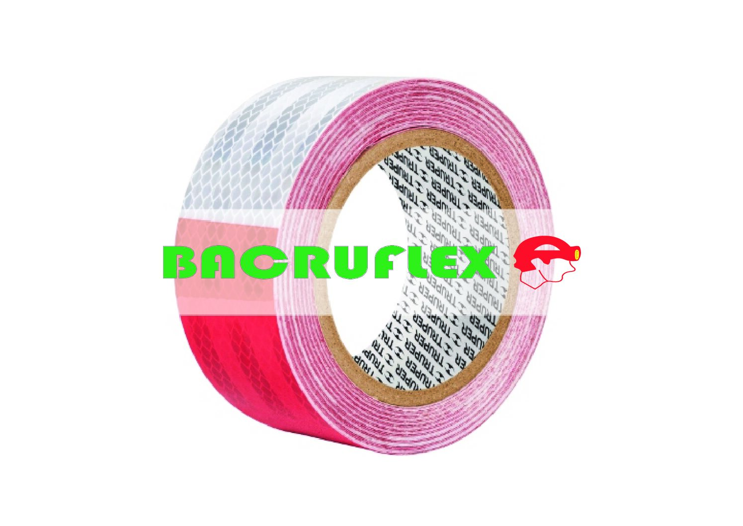 Rollo de 9 m x 2" de cinta reflejante de PVC 101683 Truper