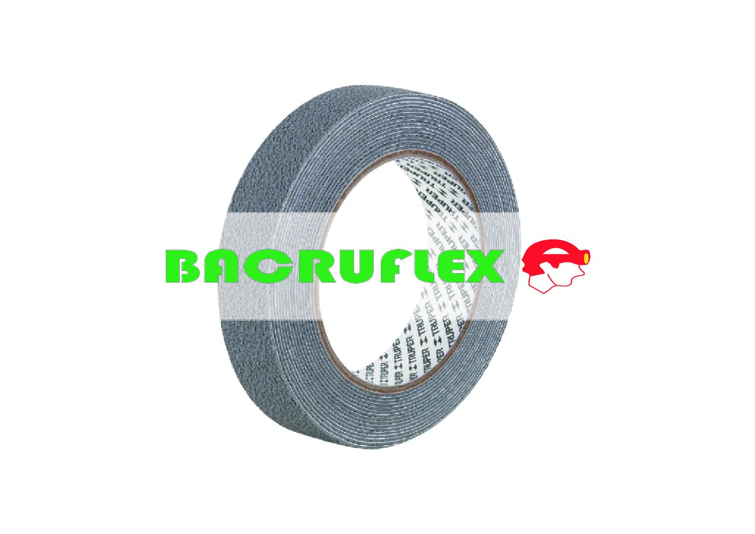 Rollo de 5 m cinta antiderrapante 25mm gris p/áreas húmedas 101772 Truper