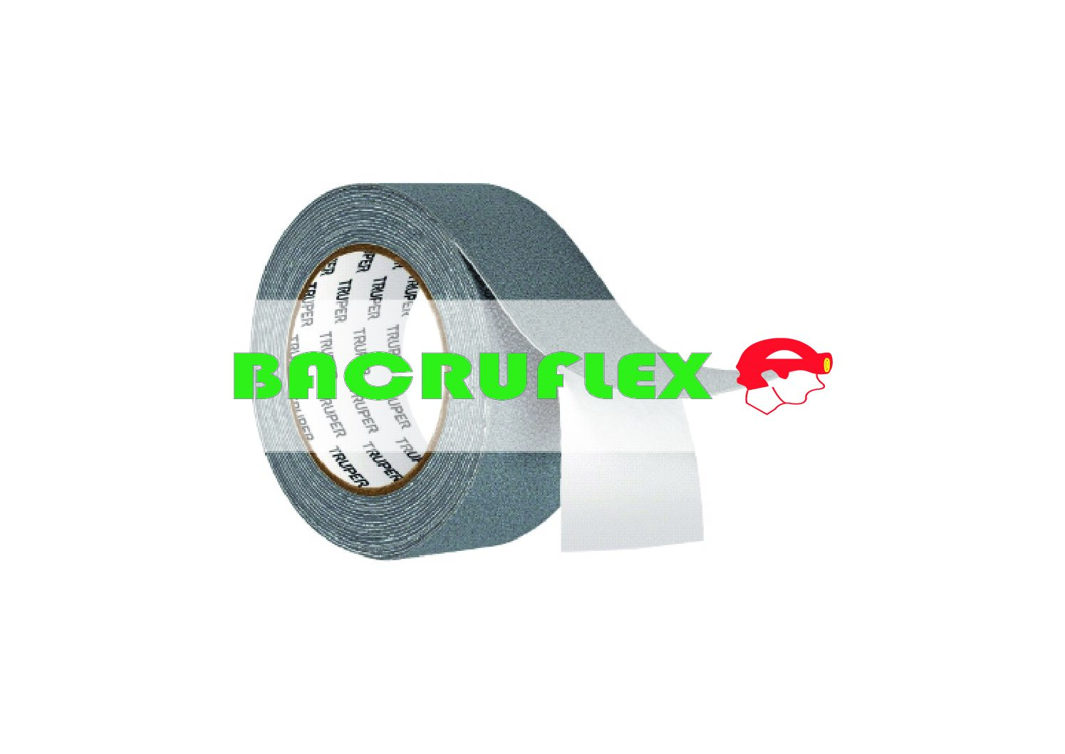 Rollo de 5 m cinta antiderrapante 50mm gris p/áreas húmedas 101773 Truper