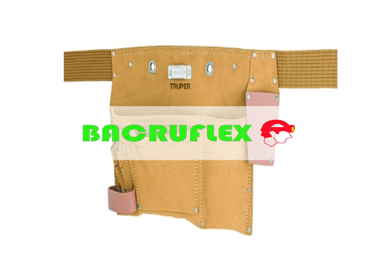 Porta herramientas de carnaza con 9 compartimentos 11534 Truper