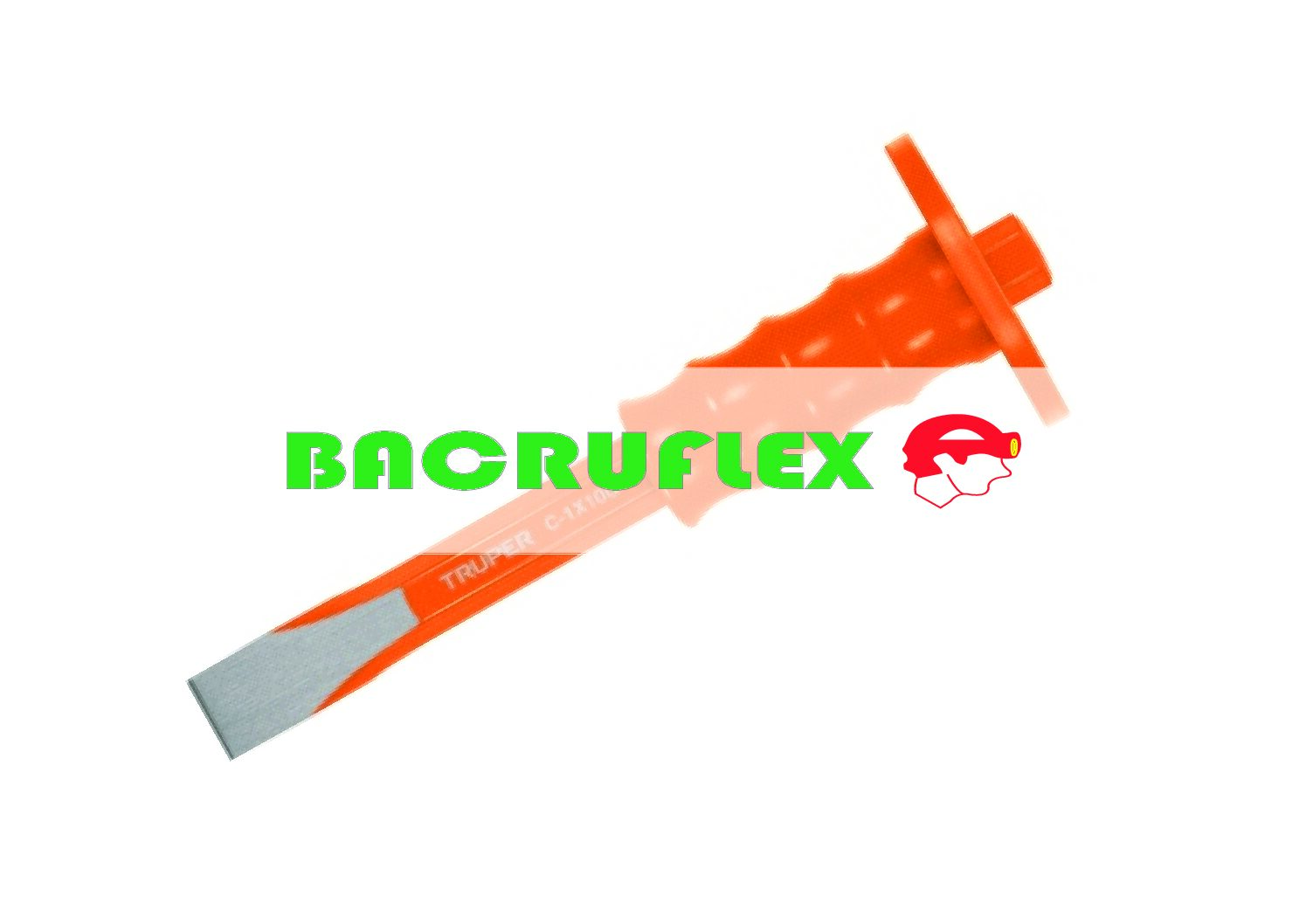 Cincel de corte frío 1 x 10" con grip 12273 Truper