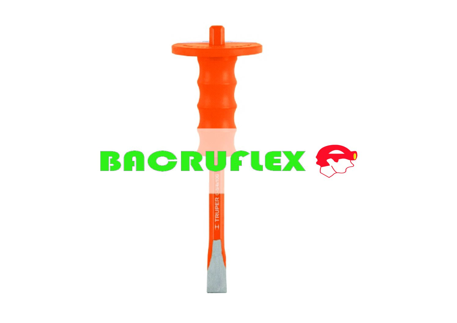 Cincel de corte frío 3/4 x 10" con grip 12275 Truper