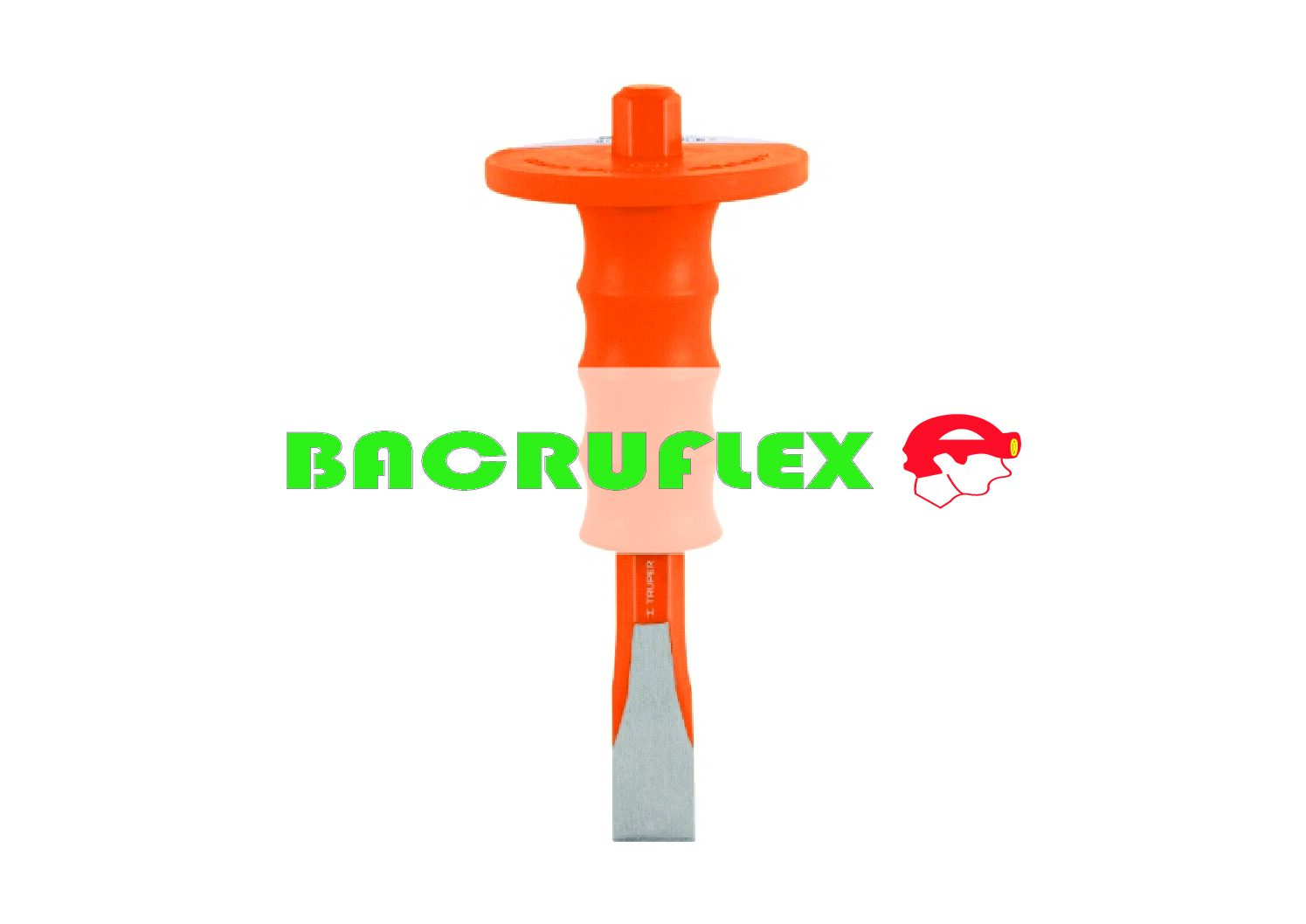 Cincel de corte frío 7/8 x 8" con grip 12277 Truper