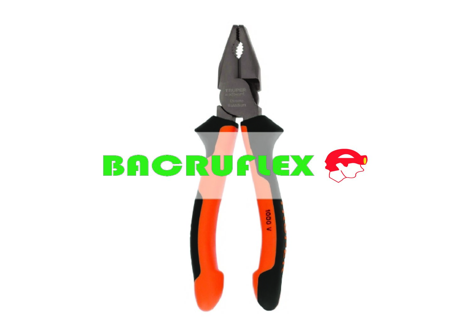 Pinza para electricista 6" alta palanca Comfort Grip 12347 TRUPER EXPERT