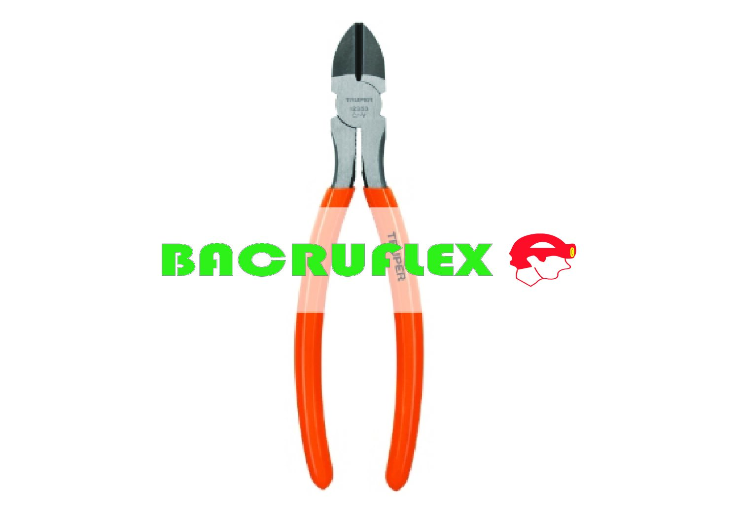 Pinza de corte diagonal 8″ mango de PVC 12353 Truper