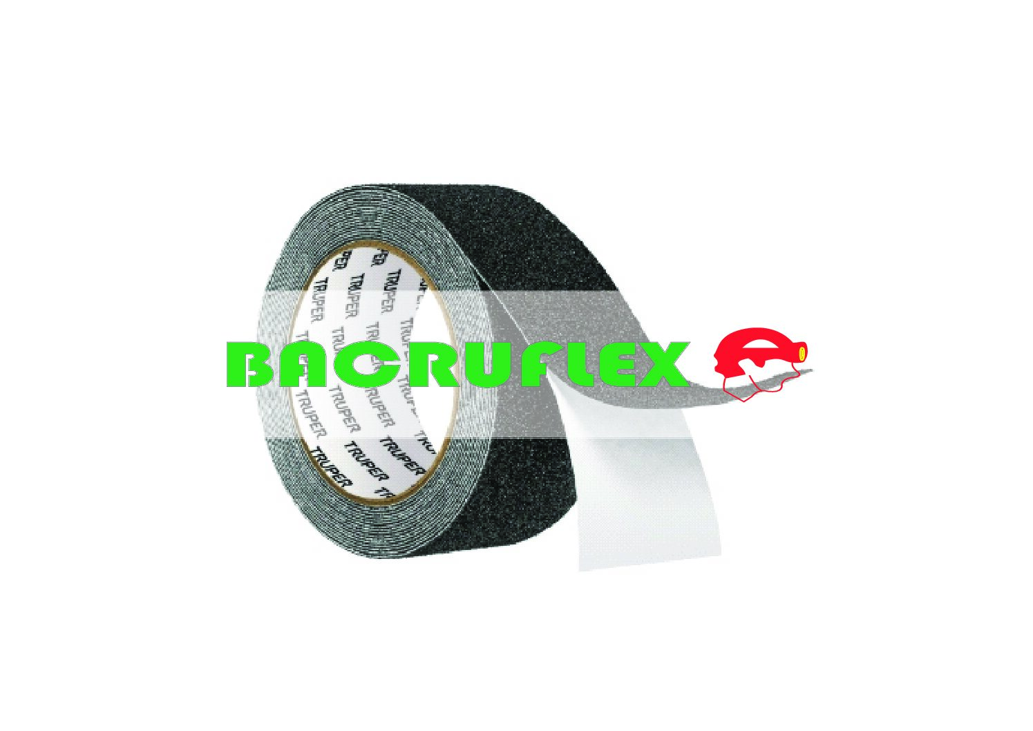 Rollo de 5 m cinta antiderrapante negra 50mm con abrasivo 12532 Truper
