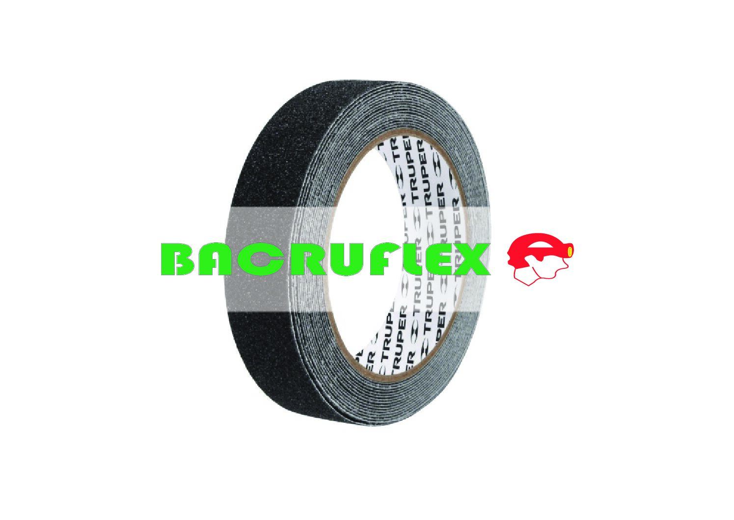 Rollo de 5 m cinta antiderrapante 25mm negra p/áreas húmedas 12542 Truper