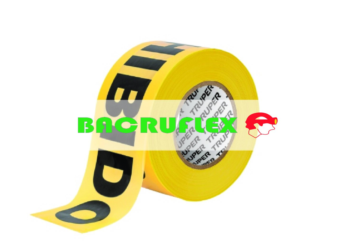 Rollo de 305 m de cinta delimitadora "Prohibido" 12579 Truper