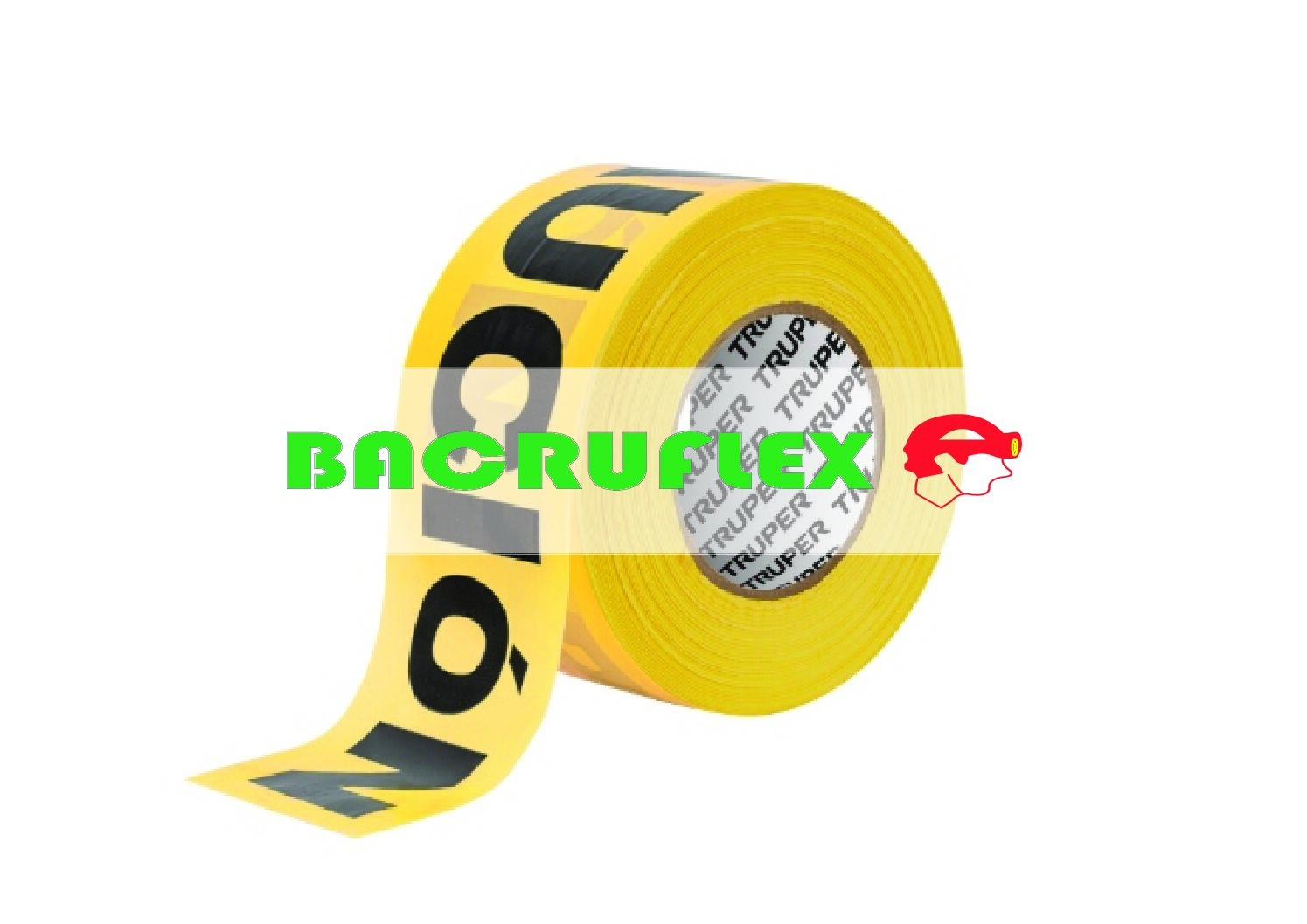 Rollo de 305 m de cinta delimitadora "Precaución" 12583 Truper
