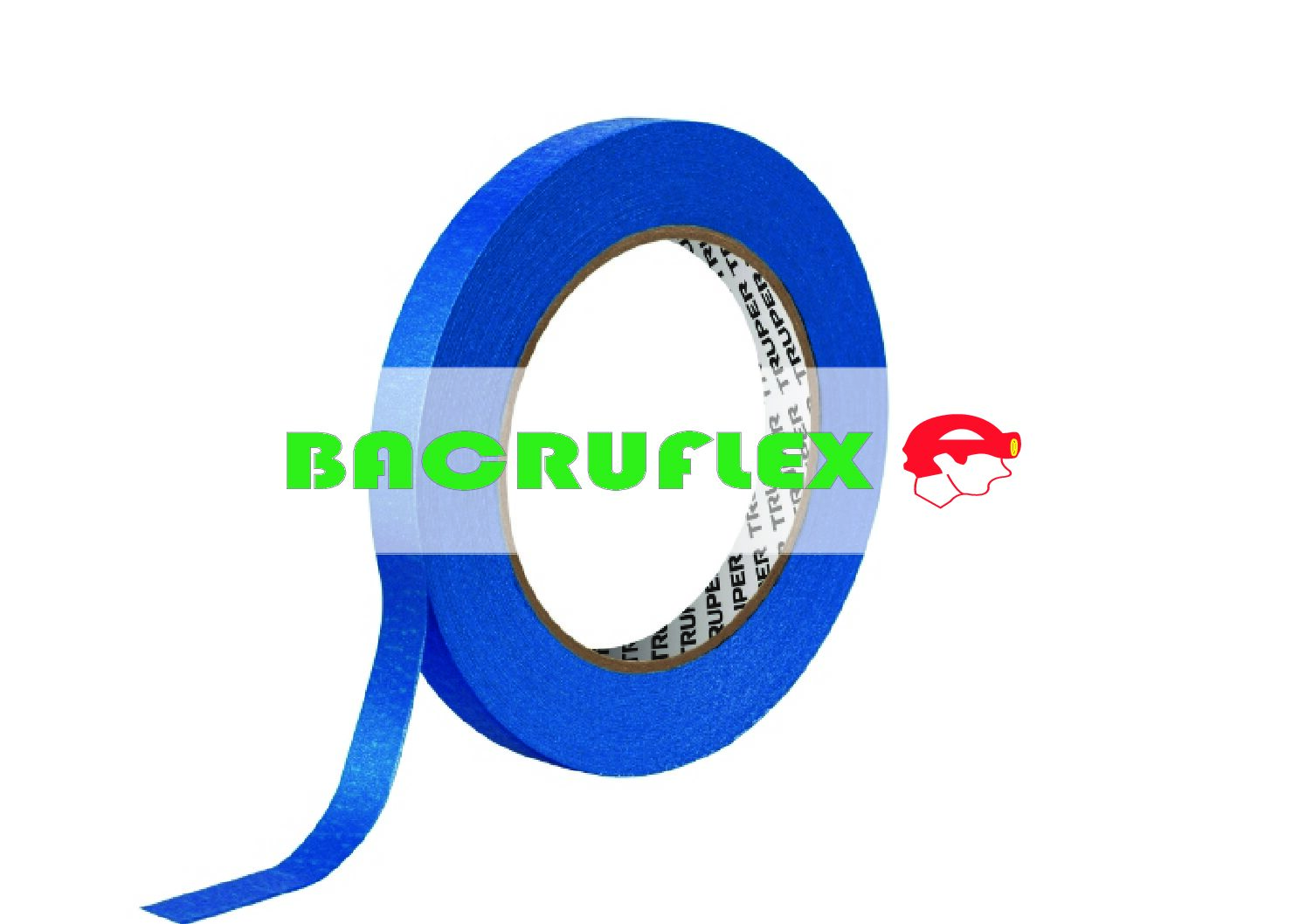 Cinta masking tape azul de 1/2" x 50 m para pintor 12620 Truper