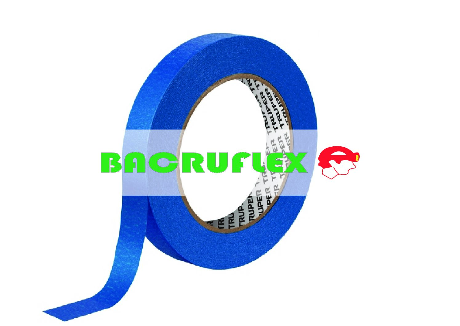 Cinta masking tape azul de 3/4" x 50 m para pintor 12621 Truper