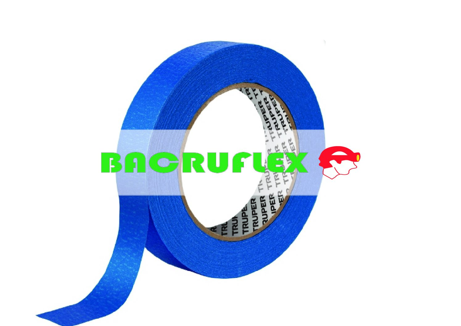 Cinta masking tape azul de 1" x 50 m para pintor 12622 Truper