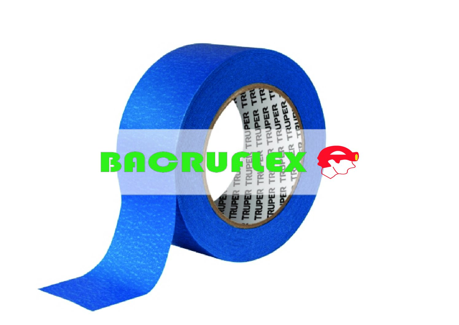 Cinta masking tape azul de 2" x 50 m para pintor 12624 Truper