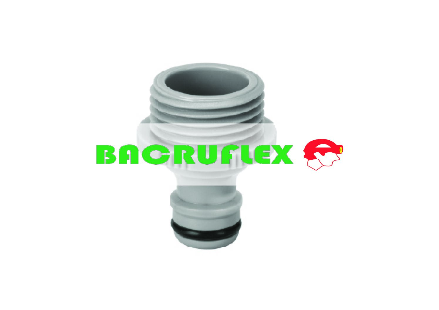 Conector 3/4" rápido macho de ABS sistema click 12726 TRUPER