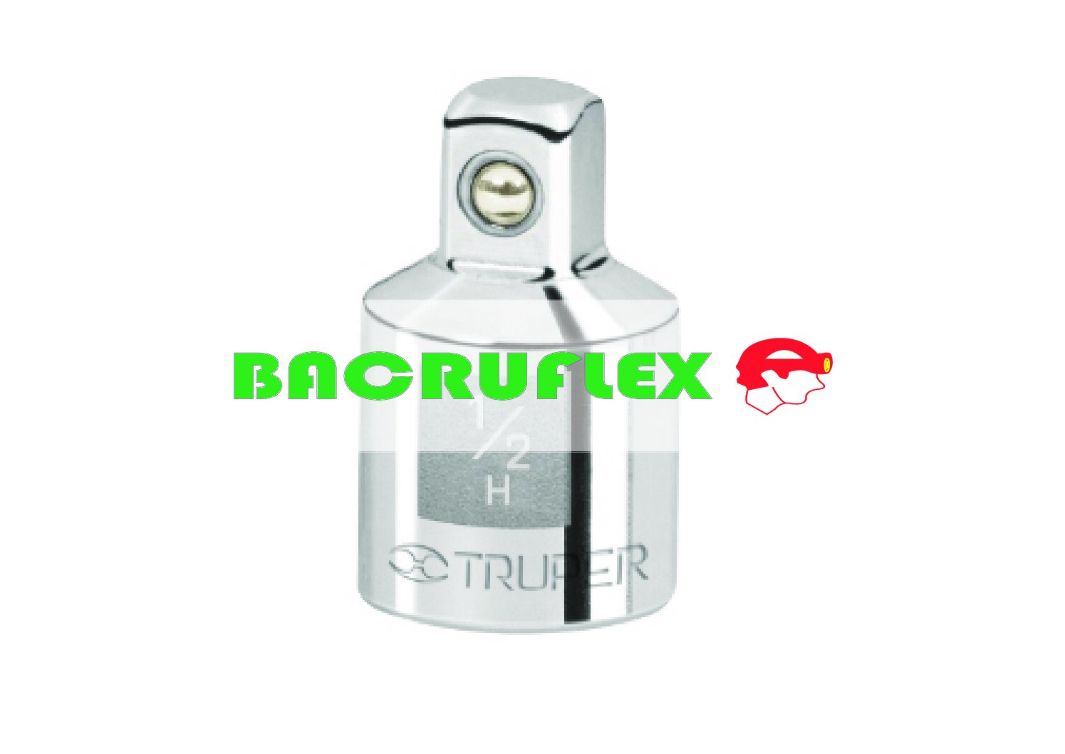 Adaptador para matraca de cuadro 1/2" a cuadro 3/8" 13422 Truper