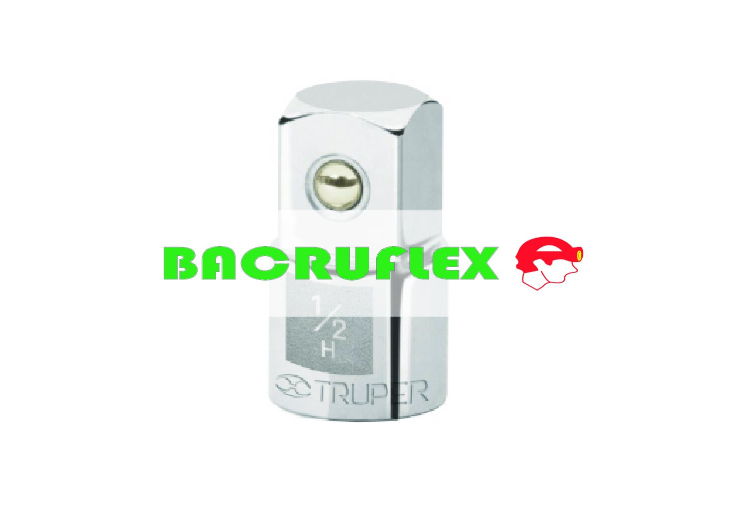 Adaptador para matraca de cuadro 1/2" a cuadro 3/4" 13426 Truper