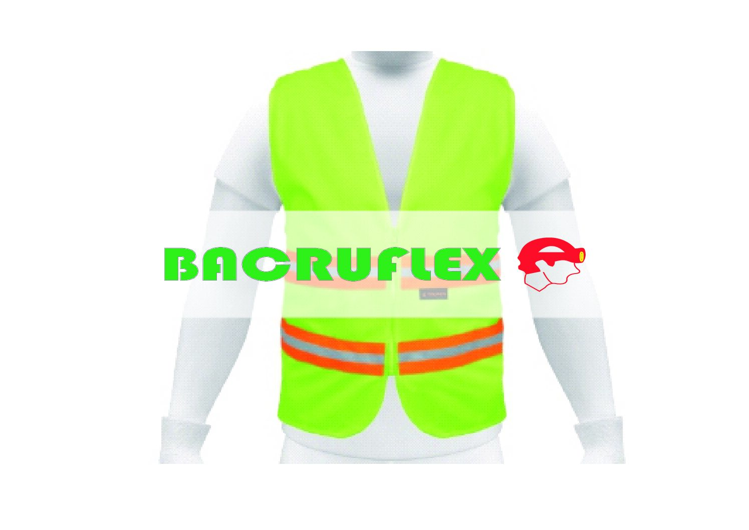 Chaleco de seguridad verde alta visibilidad con cierre 13474 Truper