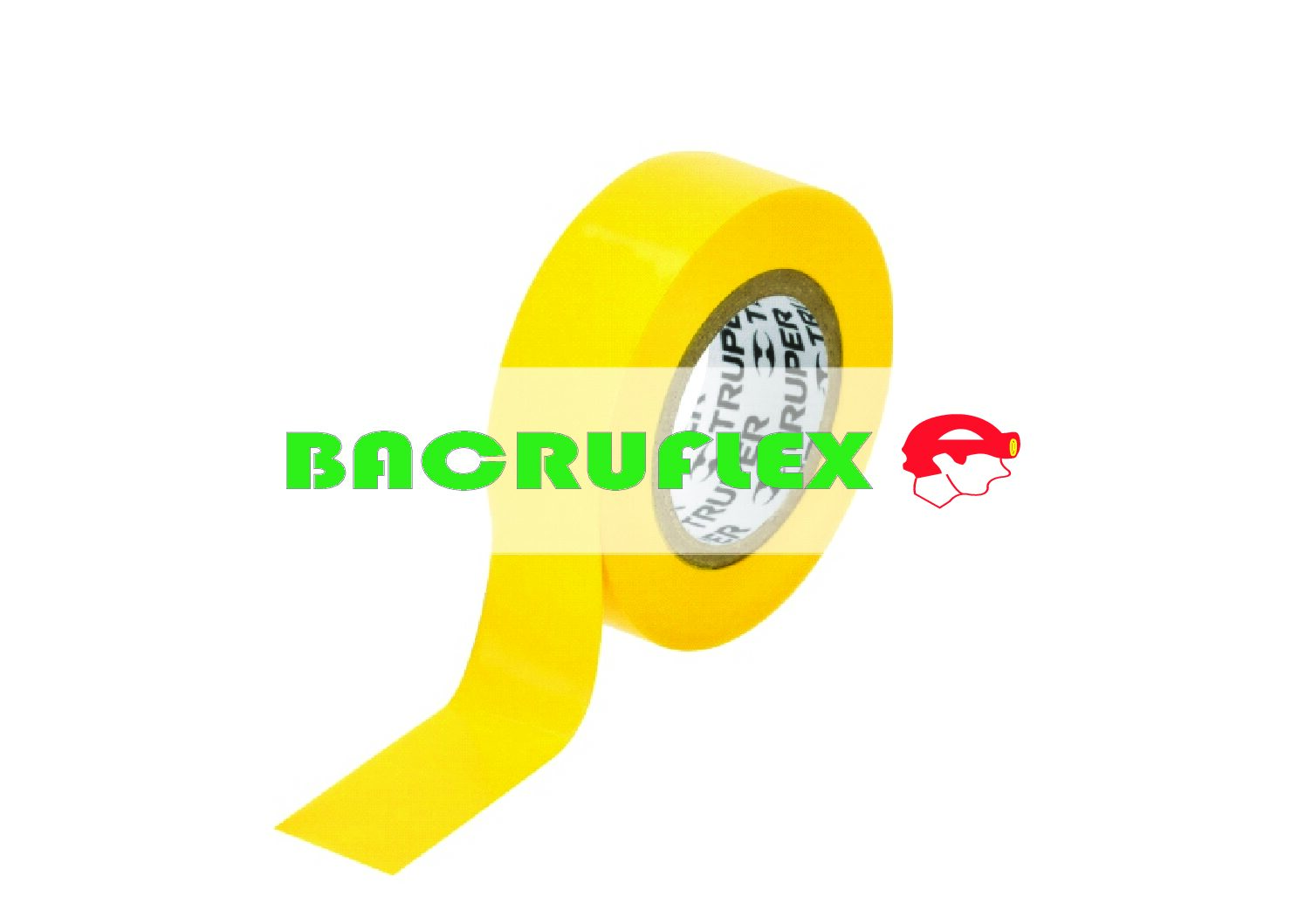 Cinta de aislar de 9 m x 19 mm amarilla 13512 Truper