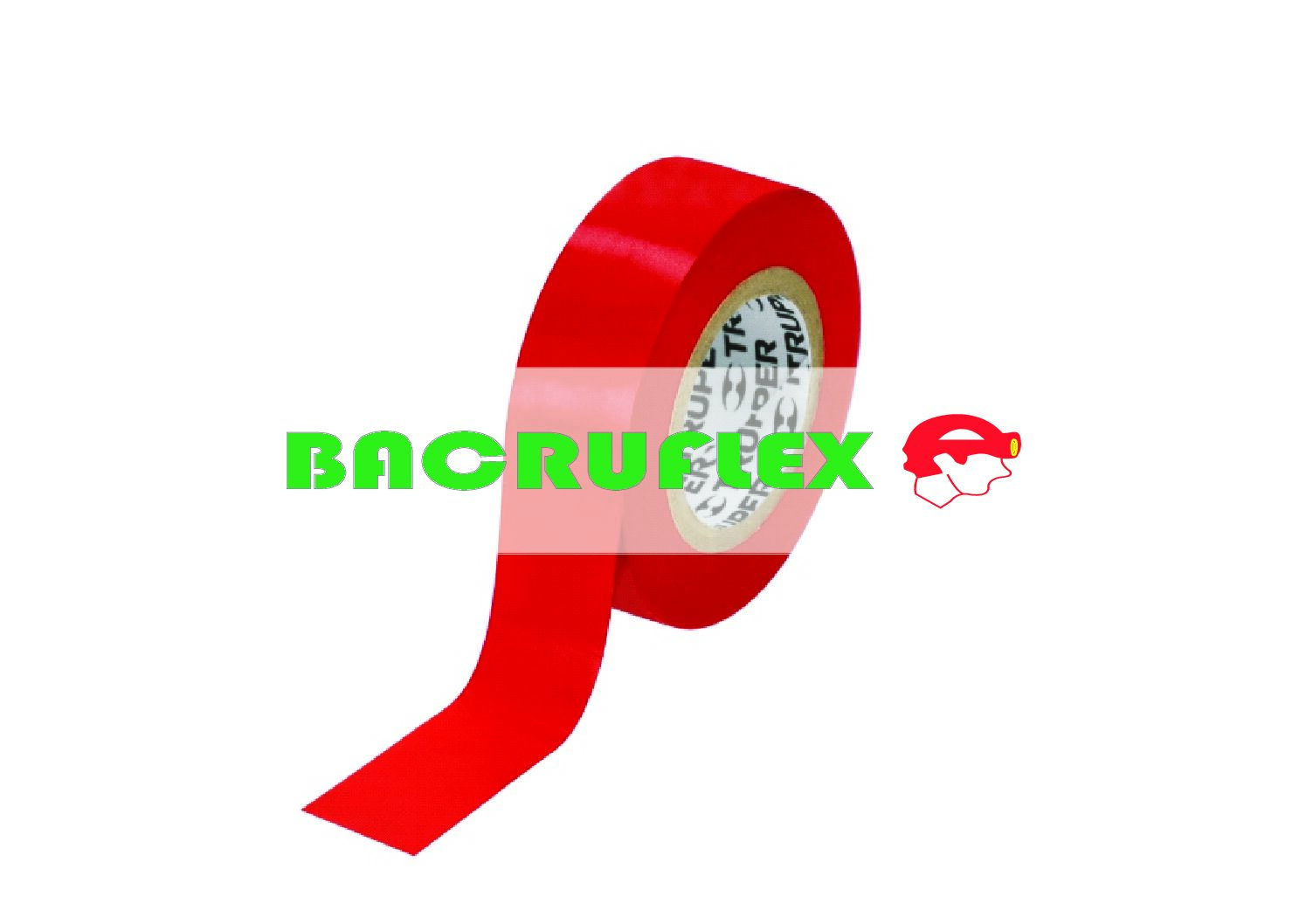 Cinta de aislar de 9 m x 19 mm roja 13513 Truper