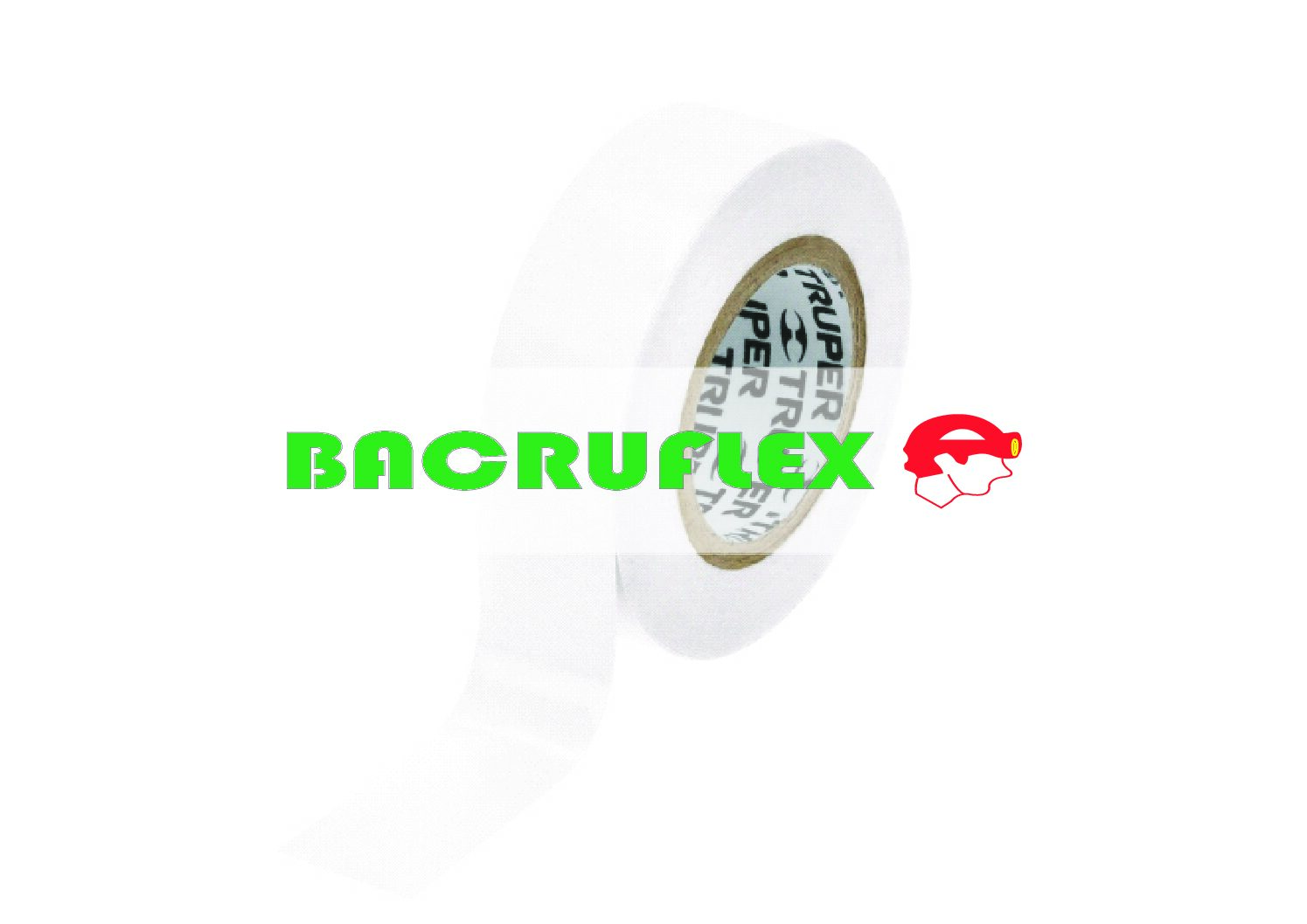 Cinta de aislar de 9 m x 19 mm blanca 13515 Truper