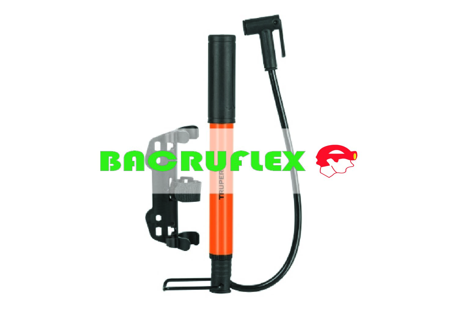 Mini bomba manual para bicicleta 60 PSI 13790 TRUPER