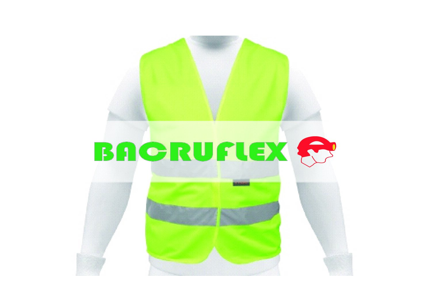 Chaleco de seguridad verde con cintas de alta visibilidad 14425 Truper