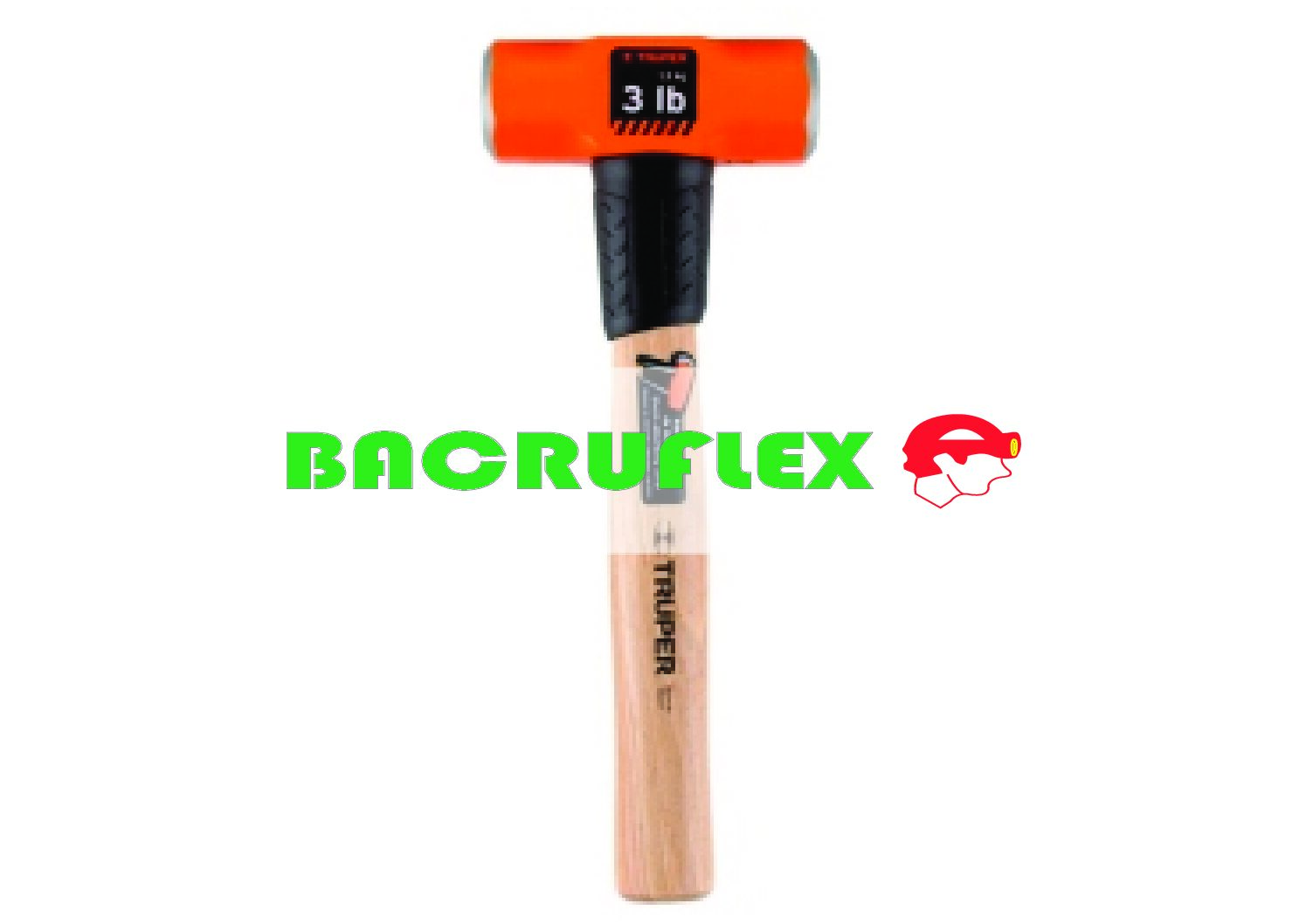 Marro octagonal 3 lb mango fibra de vidrio 12" 16507 Truper