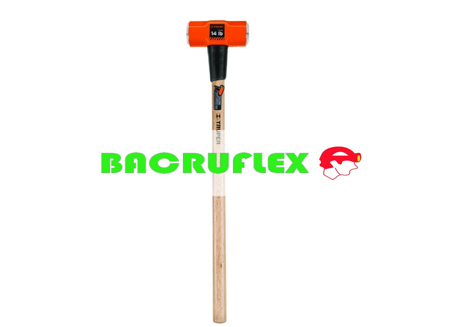 Marro octagonal 14 lb mango de madera 36" 16514 Truper