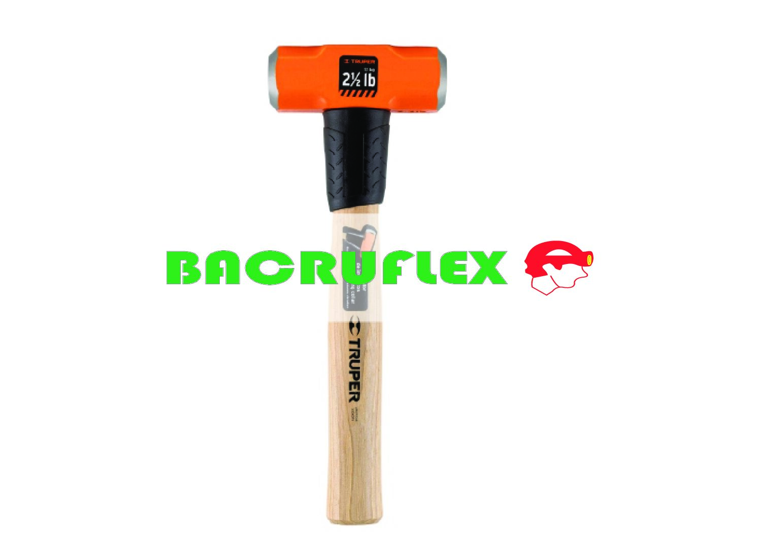 Marro octagonal 2.5 lb mango fibra de vidrio 12" 17045 Truper